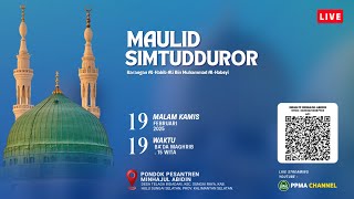 🔴LIVE PEMBACAAN MAULID SIMTUDDUROR | PONDOK PESANTREN MINHAJUL ABIDIN