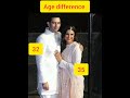 Bollywood couples huge age difference 😱😱😱 #shorts #subscribe