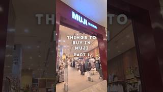 Things to Buy in Muji 🍙 Part 1 #shorts