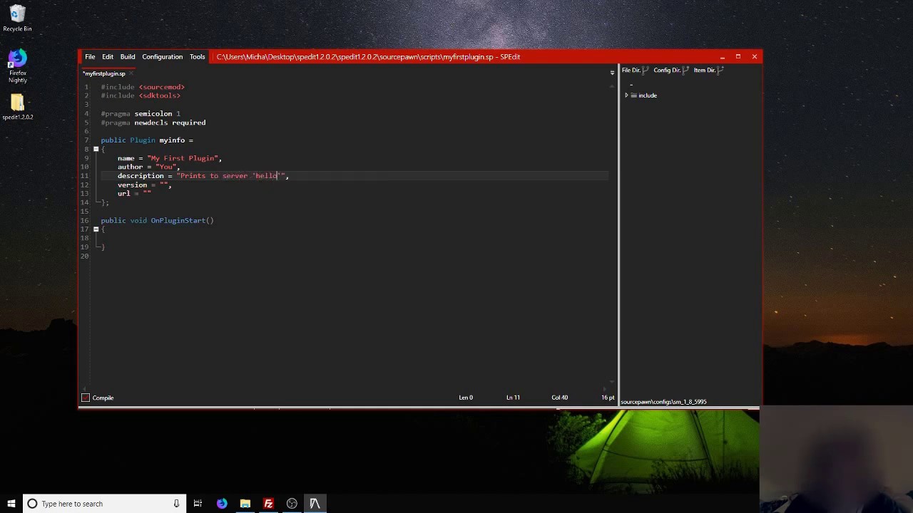 Sourcemod Plugin Tutorial 0 Setting It All Up Youtube