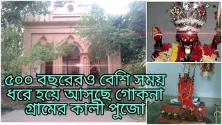 ৫০০ বছরেরও বেশি সময় ধরে হয়ে আসছে গোকনা গ্রামের কালী পুজো