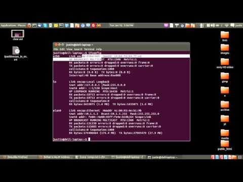 how to find your internal / external i.p. address on linux how to find your internal / external i.p. address on linux