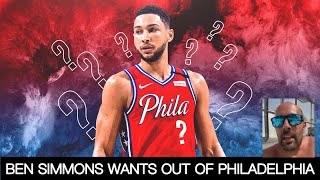 BEN SIMMONS REQUESTS TRADE FROM PHILADELPHIA 76ERS!! | TELLS SIXERS HE WON’T REPORT TO TRAINING CAMP