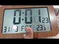 lcd 140 ajanta digital clock time setting how to set time in digital lcd clock fullpackage