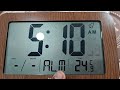 lcd 140 ajanta digital clock time setting how to set time in digital lcd clock fullpackage