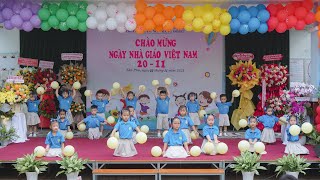 CHÀO MỪNG NGÀY NHÀ GIÁO VIỆT NAM 20-11 | Bay Lên Nhé Ước Mơ Học Trò | Lớp chồi 2