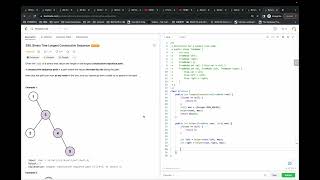 298 Binary Tree Longest Consecutive Sequence