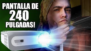 Jugar y ver peliculas en 240 pulgadas!!!? - Mecool KP1