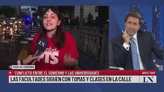 Conflicto entre el Gobierno y las universidades:las facultades siguen con tomas y clases en la calle