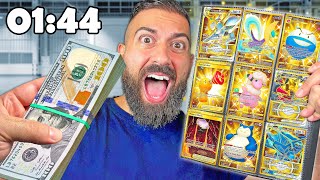 15 Minutes To Find The BEST Pokemon Cards ($1,000 Challenge)