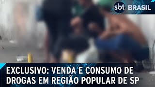 Centro de comércio do Brás (SP) vira ponto de venda e uso de drogas | SBT Brasil (27/01/25)