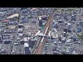 google earth　野洲駅 滋賀県 　東海道線