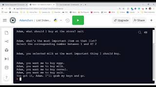 Python Assignment 10: List Indexes & Length Demo