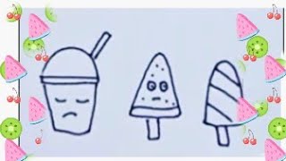 How to draw ice cream🍦 \ Drawing for kids.