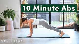 Quick 10 Minute At-Home Pilates Core Workout | Good Moves | Well+Good
