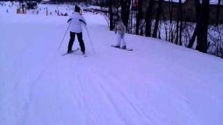 Annabelle snowboarding