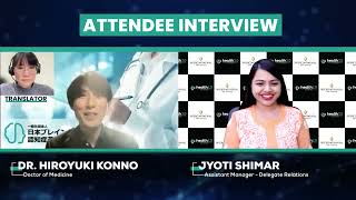 Dr. Hiroyuki Konno | Outstanding Leadership Award | Health 2.0 Conference | Dubai