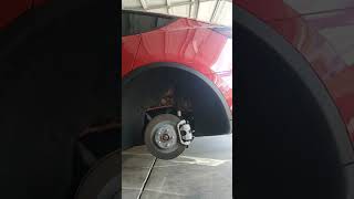 Tesla Mobile service tire rotation