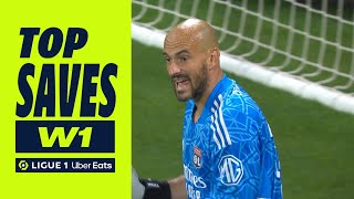 Best goalkeeper saves : Week 1 - Ligue 1 Uber Eats / 2022-2023