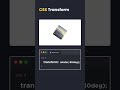 CSS Transform Property Explained With Animation | CSS Transform