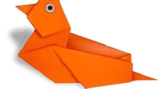 origami duck. оригами утка.