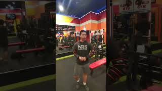 world gym台南樹林店A-DI鄭昊霖W1考核-臥推40kg *6下