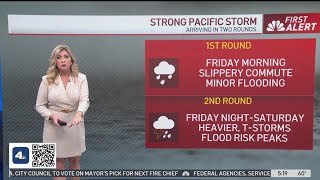 First Alert Forecast Storm To Intensify Into Weekend