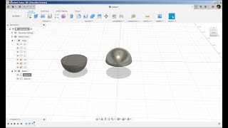 Fusion 360: Cut a Sphere in Half