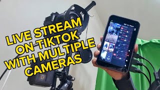 How to Live Stream on Tiktok with Multiple Cameras VERTICALLY - Yololiv Instream Review Part 1