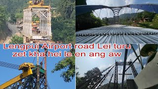 Tun laia sawi hlawh tak Lengpui Airport road lei dawh na hmun kha  kan zu  kal chilh e.