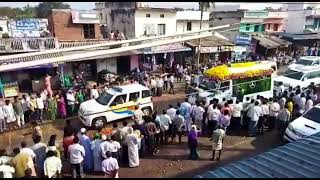 Mekapati Goutham Reddy | Final Journey | Nellore | People paid flower tributes| Atmakur