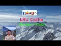 LRU Cache | Design/Code | Leetcode 146 | Doubly Linked List/Map