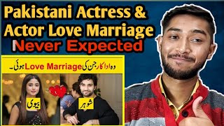 Pakistani Actors & Actresses who had a love marriage | Actors love story | Indian Reaction