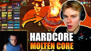 OnlyFangs FIRST Molten Core Run Was WILD | Classic Hardcore