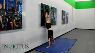 Kipping Handstand Push-Up Demo | CrossFit Invictus Gymnastics