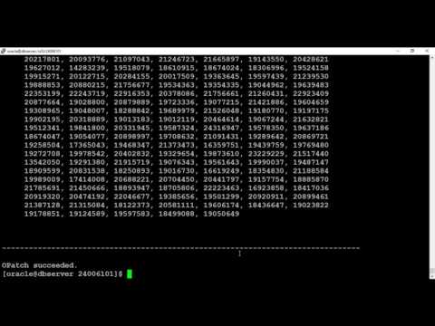 Applying PSU patch on 12c database Applying PSU patch on 12c database