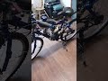 motorized bike new video blue bike