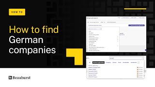 How to find German companies