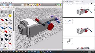 LEGO START 1.  Descărcare și instalarea LEGO Digital Designer. Construirea primului robot.