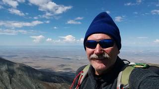 Climbing to the top of California Peak - a Colorado Centennial 13er