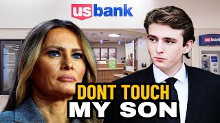 Bank employees Kicked Barron Trump out, but then Melania Trump showed up