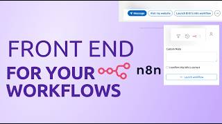 Try this frontend for your n8n workflows