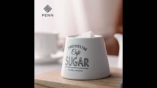 FENN Unique Design Ceramic Sugar Pot