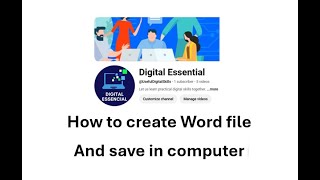 How to Create and Save a Word File: Step-by-Step Guide