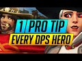 How to DOMINATE with EVERY DPS Hero - 1 Pro Tip Grandmasters ABUSE - Overwatch Tricks Guide