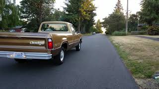 1976 Dodge D100 driveaway.