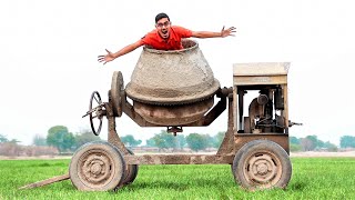 Myself Inside a Cement Mixer Machine | सीमेंट मिलाने वाली मशीन में कैसा लगेगा? Do Not Try