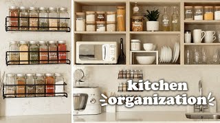 Kitchen Organization // ideas for small kitchens