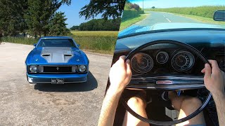 Sound On! 1973 Ford Mustang Mach 1 351 V8 - POV Test Drive \u0026 Walk-around | Judged MCA Gold Quality