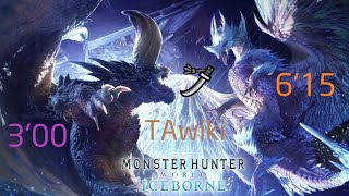 [ MHWI ] Tempered Ruiner Nergigante 3'00/ Arch Tempered Velkhana 6'15 | 太刀 LongSword (TA wiki rules)